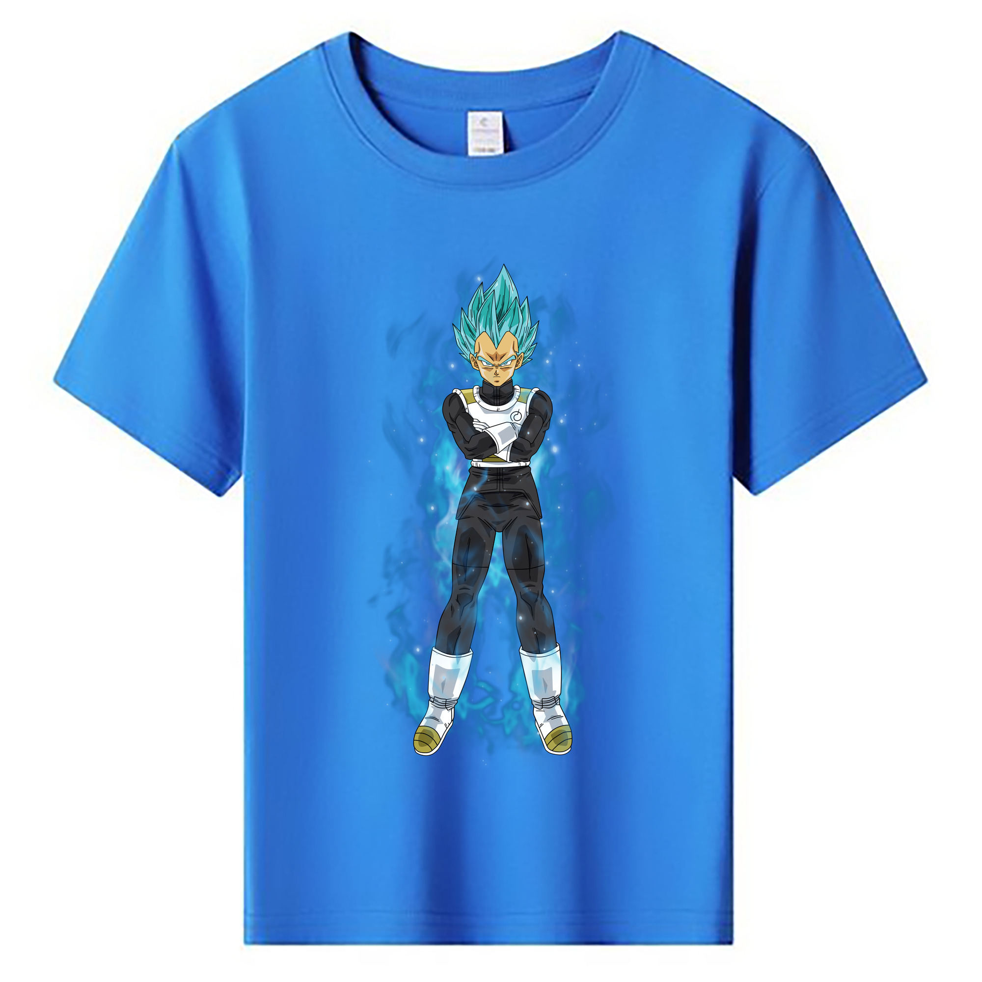 （画像用） ドラゴンボール ベジータ四世（Bejīta Yonsei）DRAGON BALL Vegeta IV 綿100％キッズTシャツ（フロントプリント）